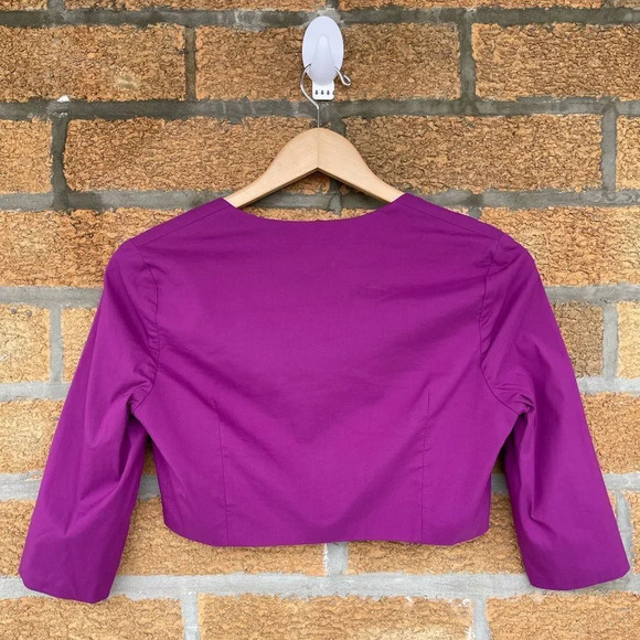 Flavio Castellani Fuchsia bolero jacket 42 - Picture 6 of 9